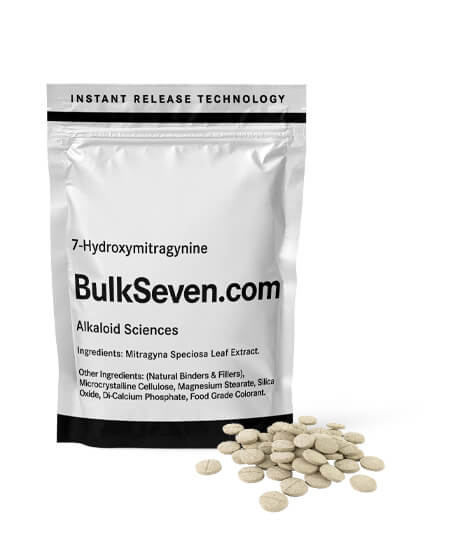 80MG 7 Hydroxy Mitragynine Rapid Release Tablets Dye Free - Lemon